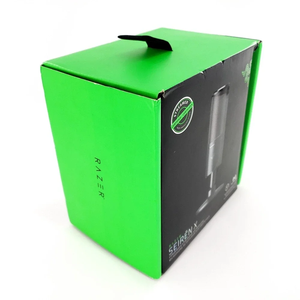 Razer Seiren X Compact Condenser Streaming Microphone USB Brand New Sealed